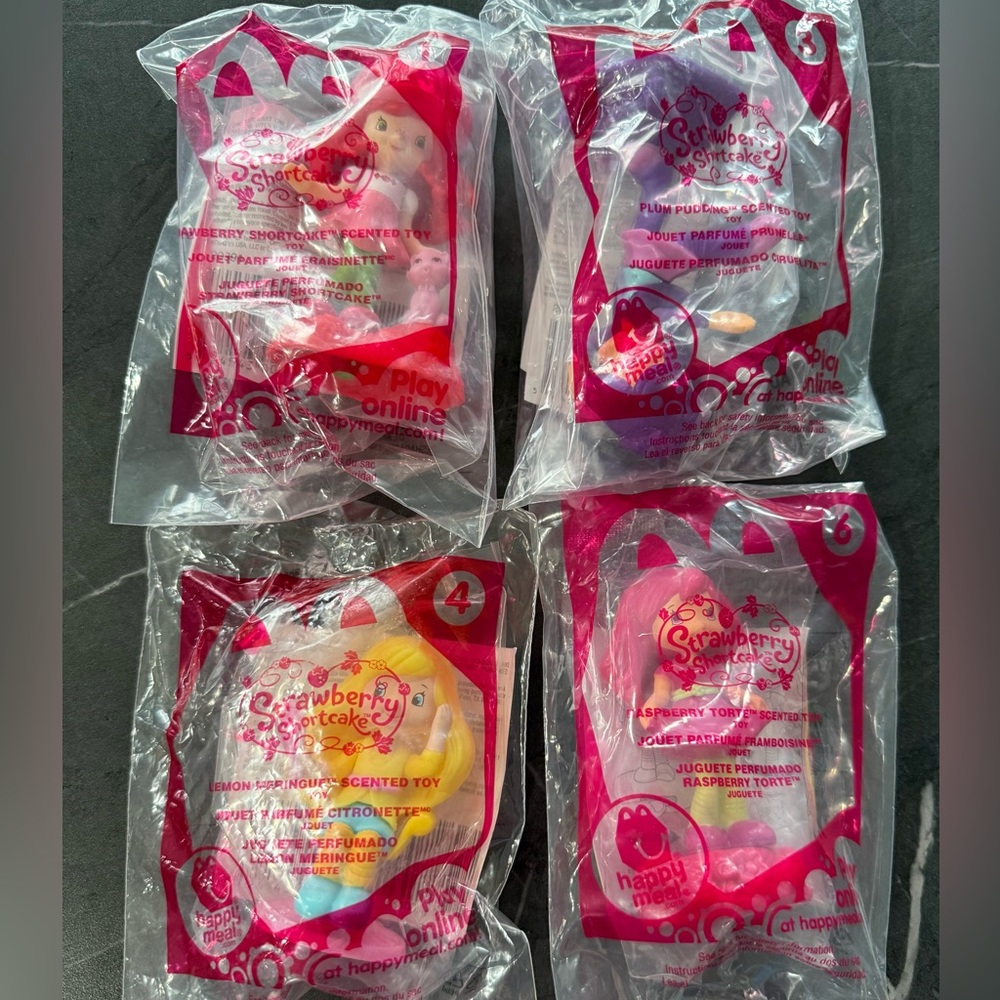 Scented Strawberry Shortcake McDonalds toys